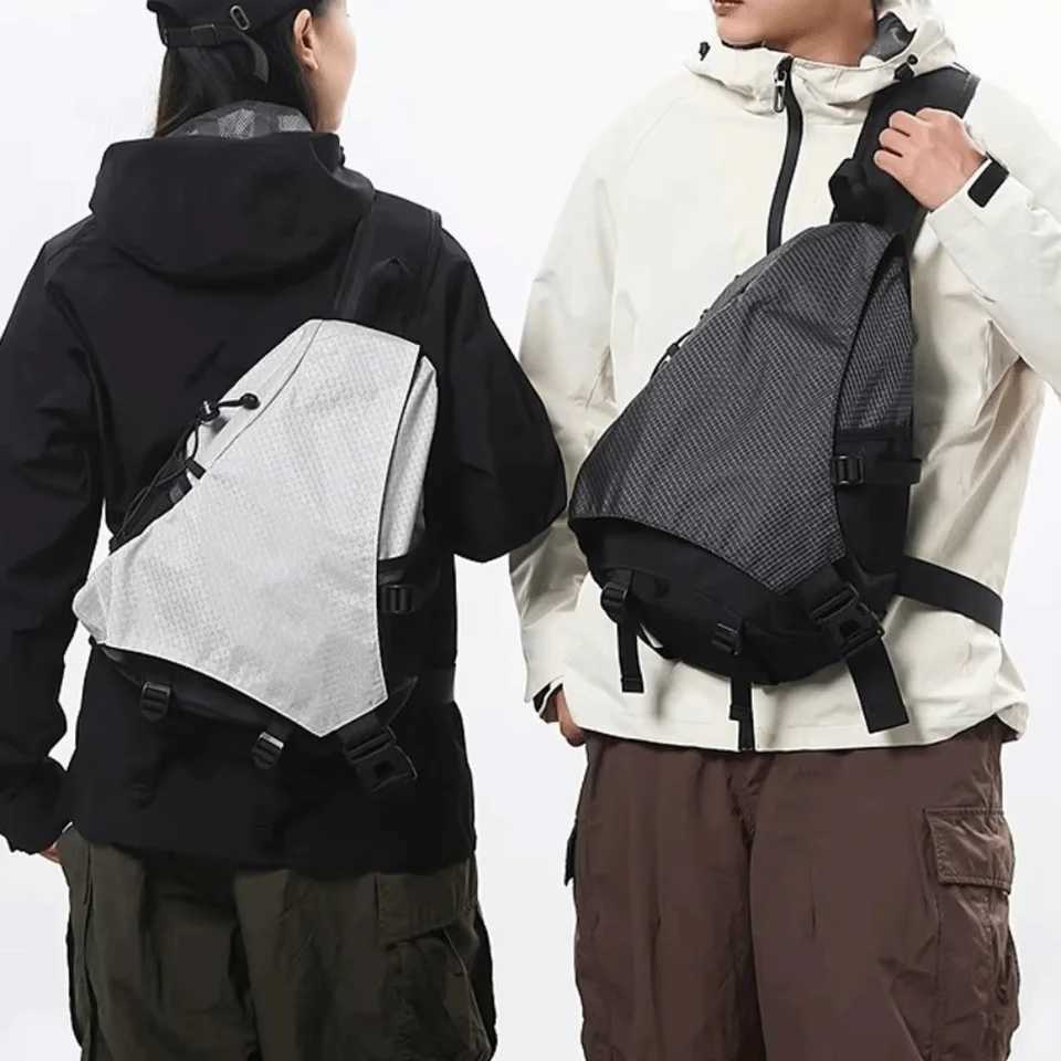 Fashion Waterproof Outdoor Sports Ch Bag Adjustable Large Capacity Nyl Crossbody Bag Mtifunctial Ch Pack Mens Shoder Bag Y251121