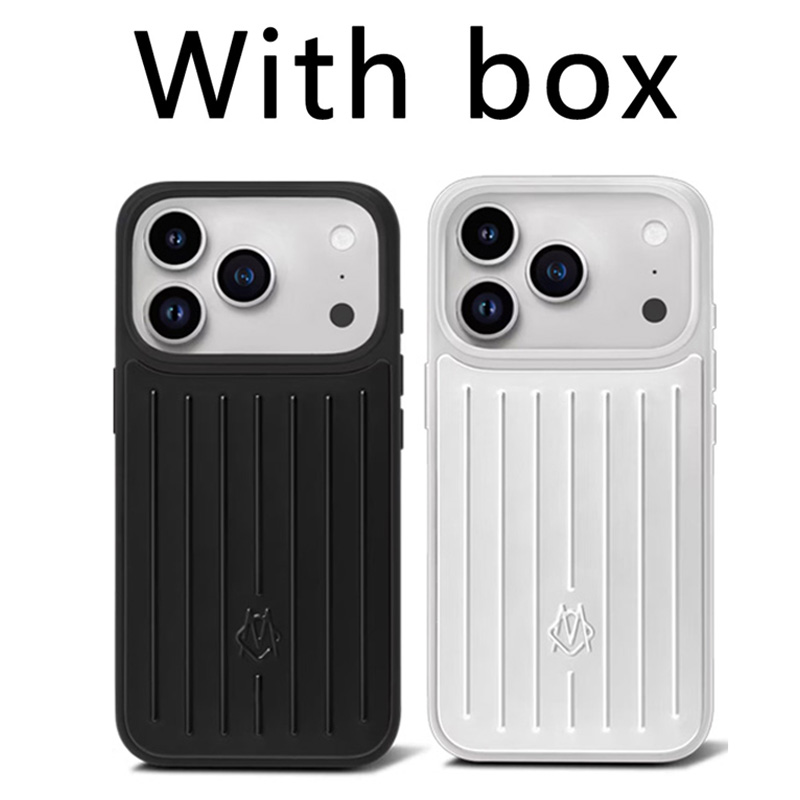RIM Phone Case Suitcase Designer iPhone Case for iPhone 17 Pro Max 16 15 14 13 Polycarbonate Aluminum Alloy MagSafe Weave Cover Coque Funda Titanium keaie
