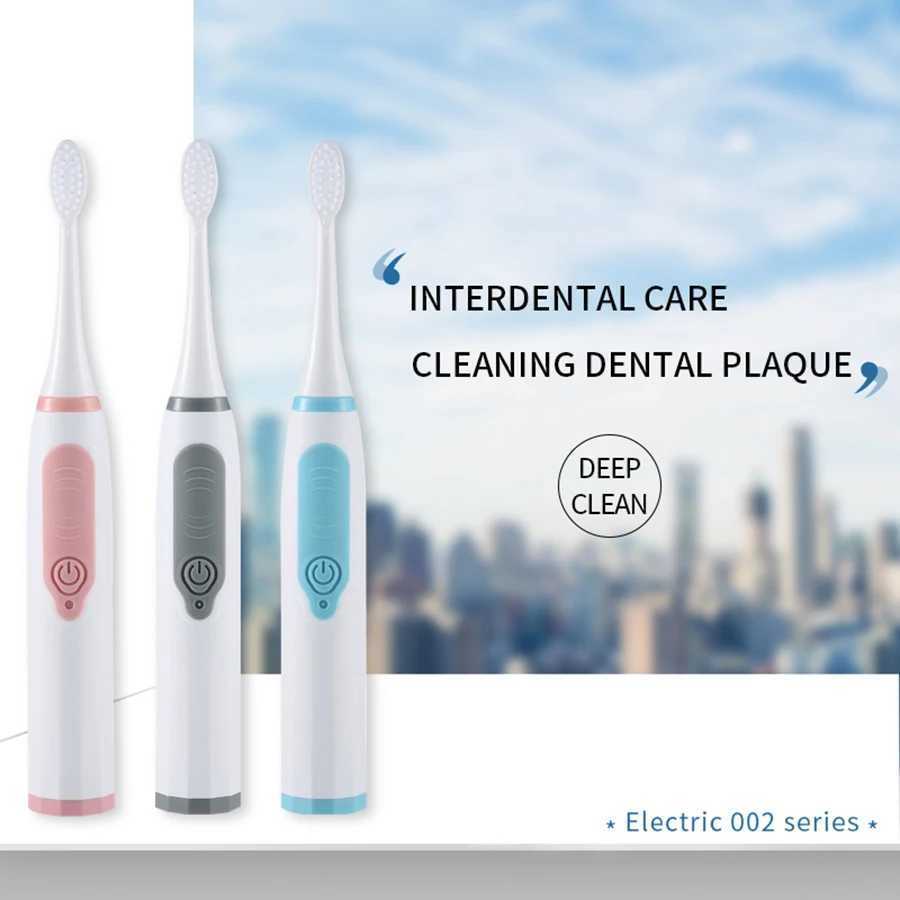 Sonic Electric Toothbrush for Men and Women Adult Household Non Rechargeable Soft Hair IPX6 Waterproof C251121
