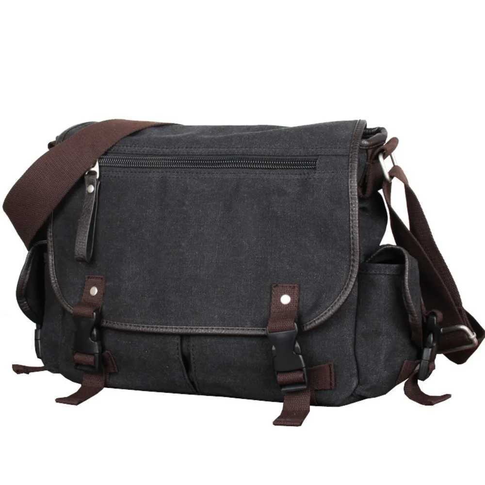 Fashion Classic Men Shoder Bag Mens New Canvas Messenger Bag Outdoor Leisure Travel Mti Pockets Sahel Handbags Mens Designer Bag Y251121