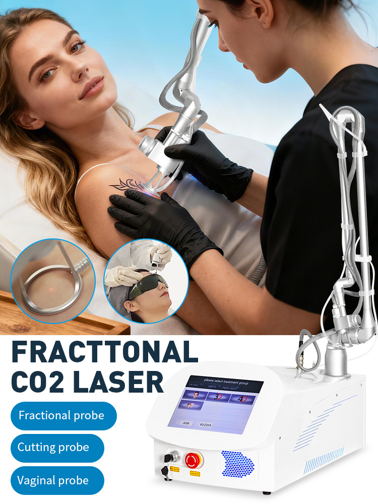 Painless Co2 Fractional Laser Scar Removal Skin Rejuvenation Wrinkle Remover And Pigment Remove Professional Machine