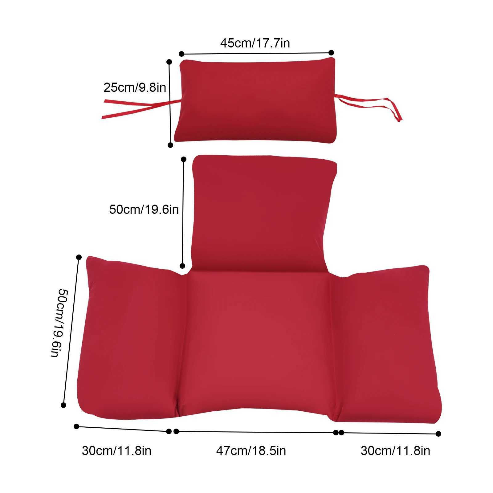 Swing Egg Chair Cushion Hanging Chair CushionsFoldable Cushion with Chairs Pad for Patio/Swing/Hammock Home Accessorie C251121