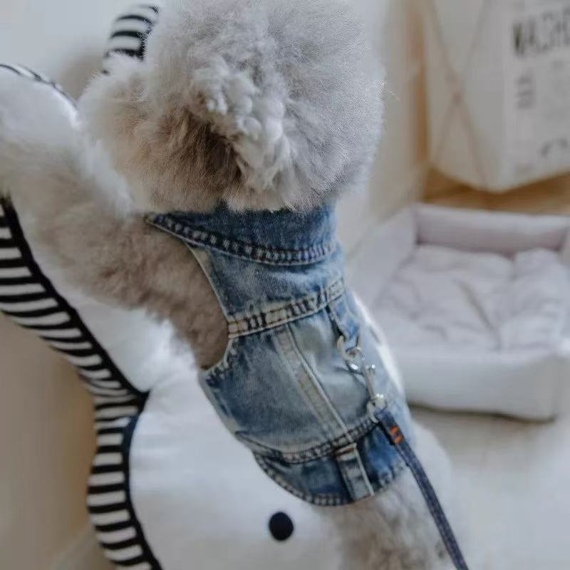 T0041Summer new dog clothes vest thin cool breathable pet pug french bulldog bichon vest summer cute