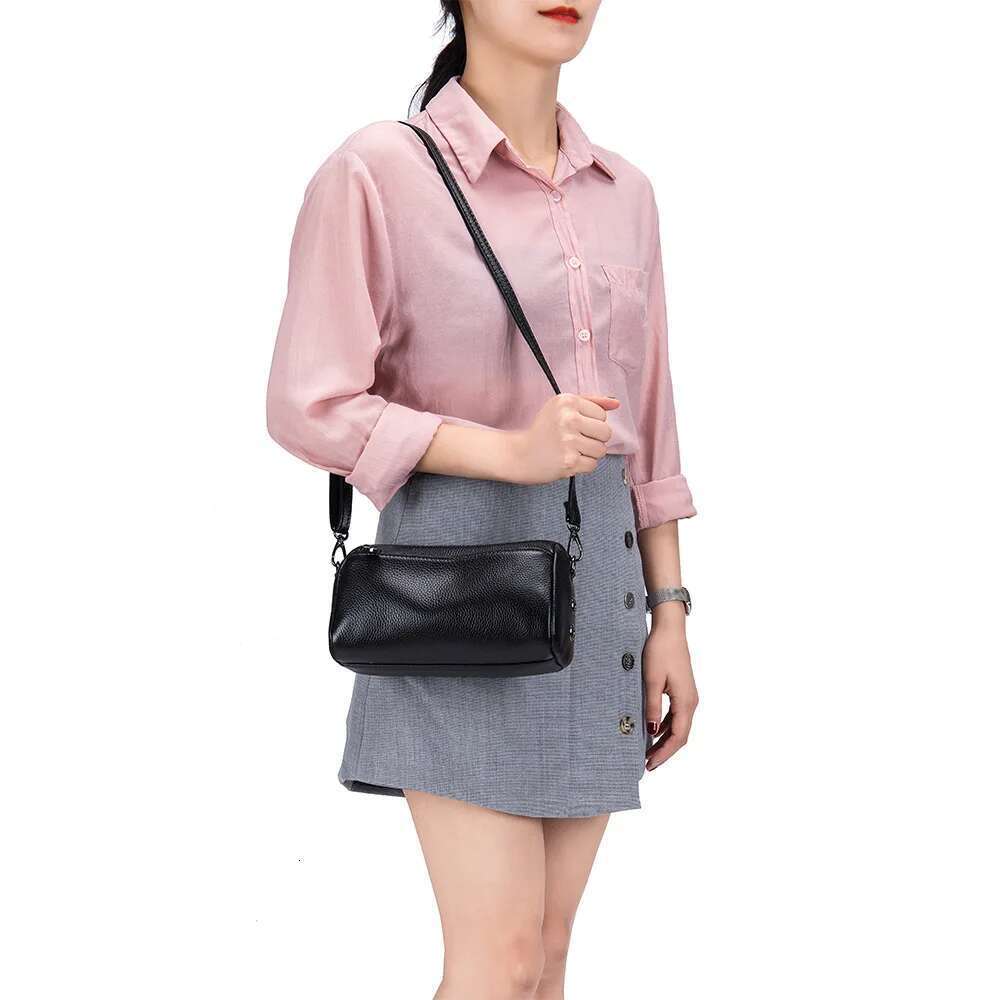 Women S Shoulder Genuine Leather Purse Cowhide Crossbody Bags Female Fashion Handbag Hobos Messenger Bag Bag