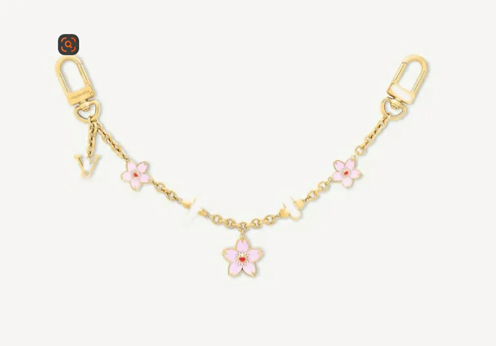2025 New Sakura Keychain Bag Accessories Fashion Matching