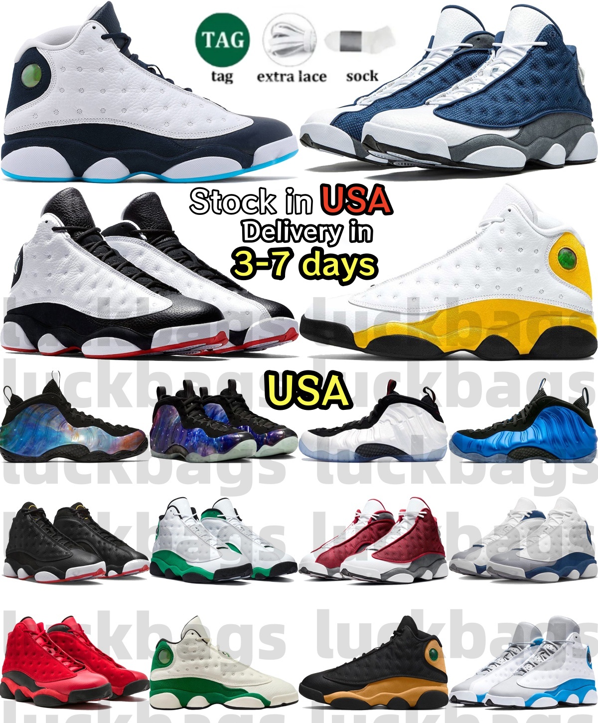 13s Basketball shoes Designer shoes men women Outdoor sports and leisure shoes panda midnight navy white playoffs wheat Black red green trainer running shoes mens