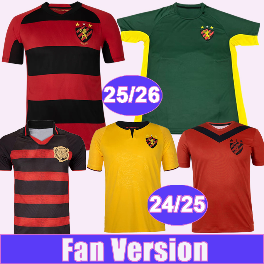 24 25 26 Sport Recife Mens Soccer Jerseys PACIENCIA G.MAIA C.BARLETTA ARTHUR LOBATO ZE ROBERTO FABRICIO Home Away 3rd Footall Shirts Adult Uniforms