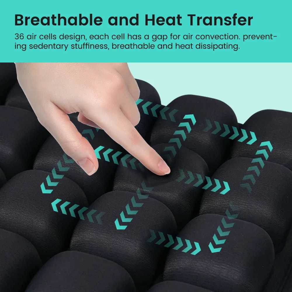 1pc 3D Pressure Air Cushion - Office Chair Car Seat Cushion Back Support Pad for Desk Chair Wheelchair Adjustable C251121