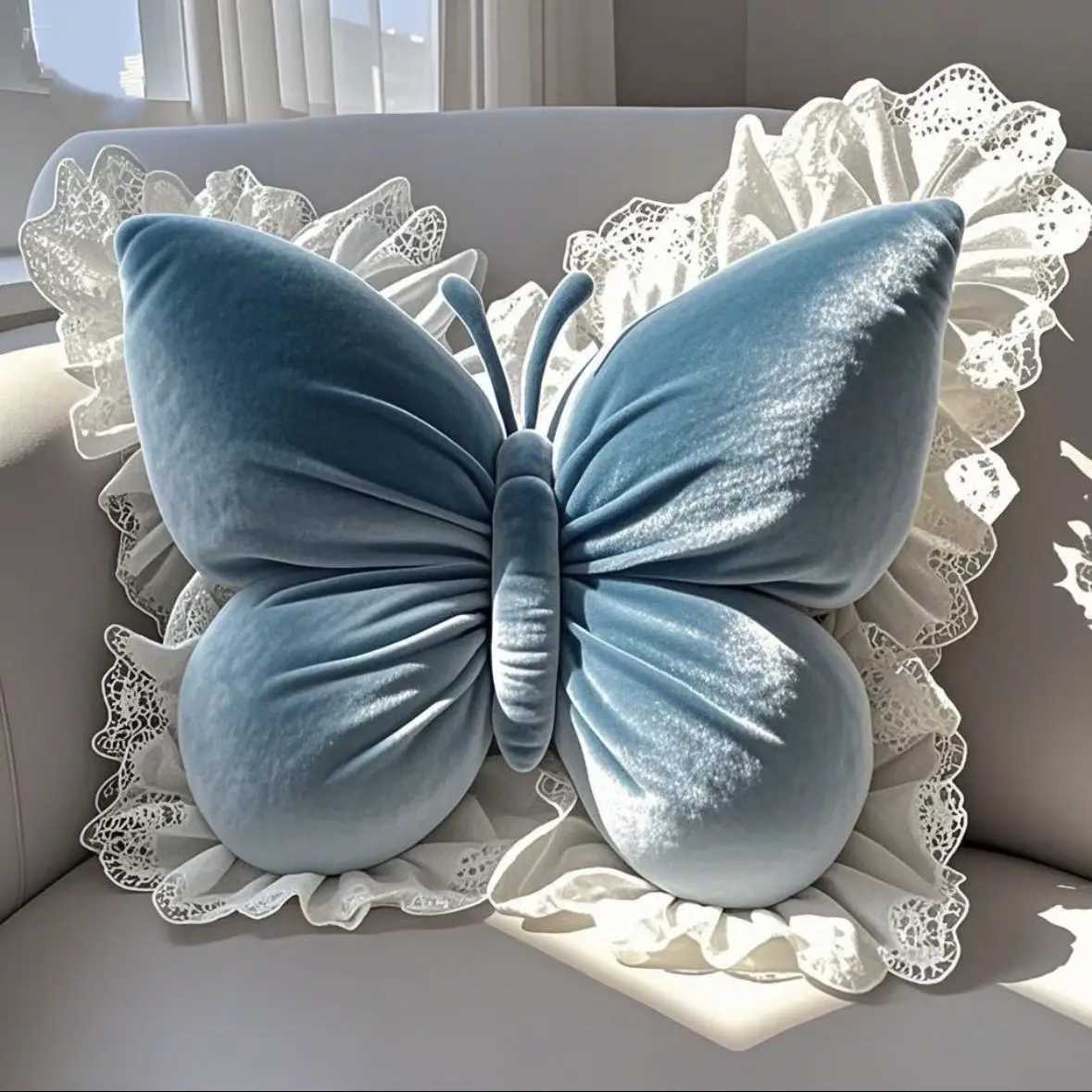 Princess Butterfly Office Living Room Bow Bedroom Car Sofa Cushion Home Room Bow Office C251121
