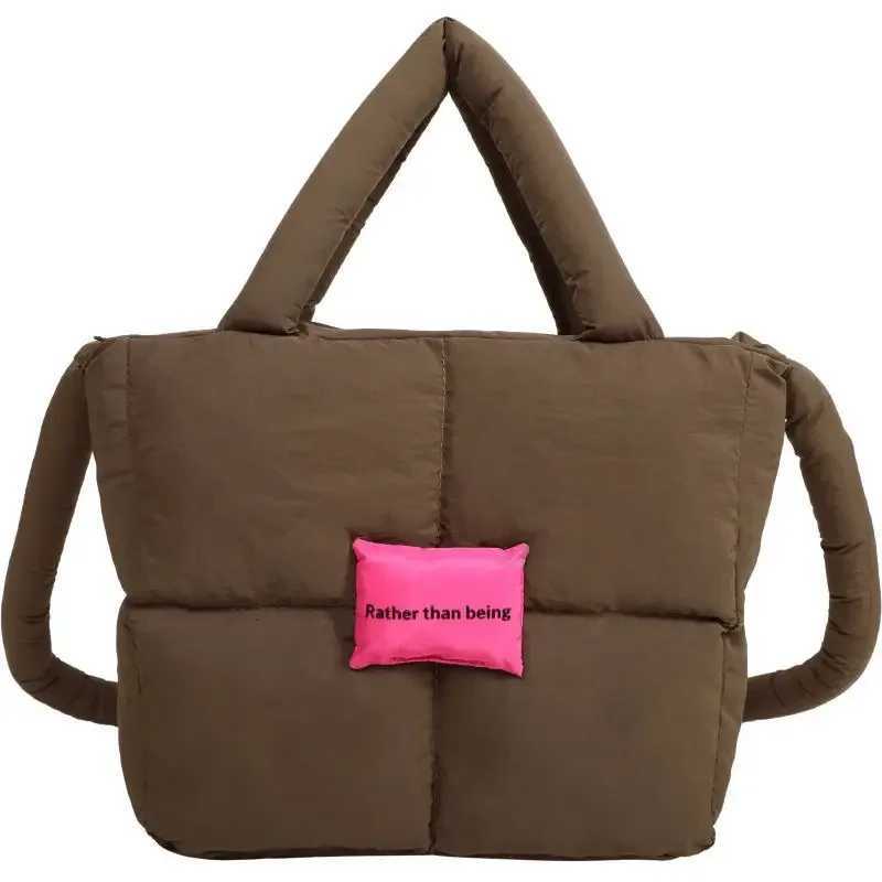 Cott Filling Bag Wen Autumn Winter Soft New Fi Shoder Bag Handbag Purse Off Lady Girls Bag Y251121