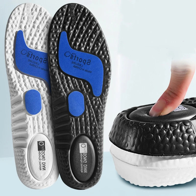 Height Increase Templates Sports Insoles for Feet Deodorant Orthopedic Insole Shoes Shock Absorption Shoe Sole Men Women 251121