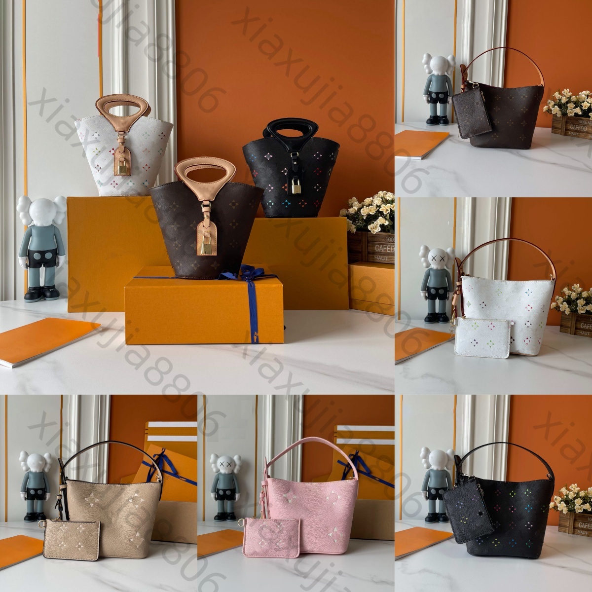 Designer bag Women Bucket bags Luxury Shoulder bags Handbag Purse Crossbody Bag Handbags Tote bag high quality hot Drawstring bag totes Artwork elegant sd8 AA