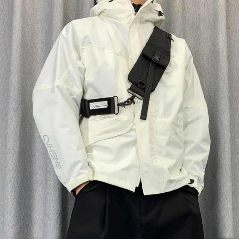 Fashion Tactical Functi Crossbody Bags Men High Street Techwear Style Ch Bags Cbinable Shoder Strap bolsos para hbre Y251121