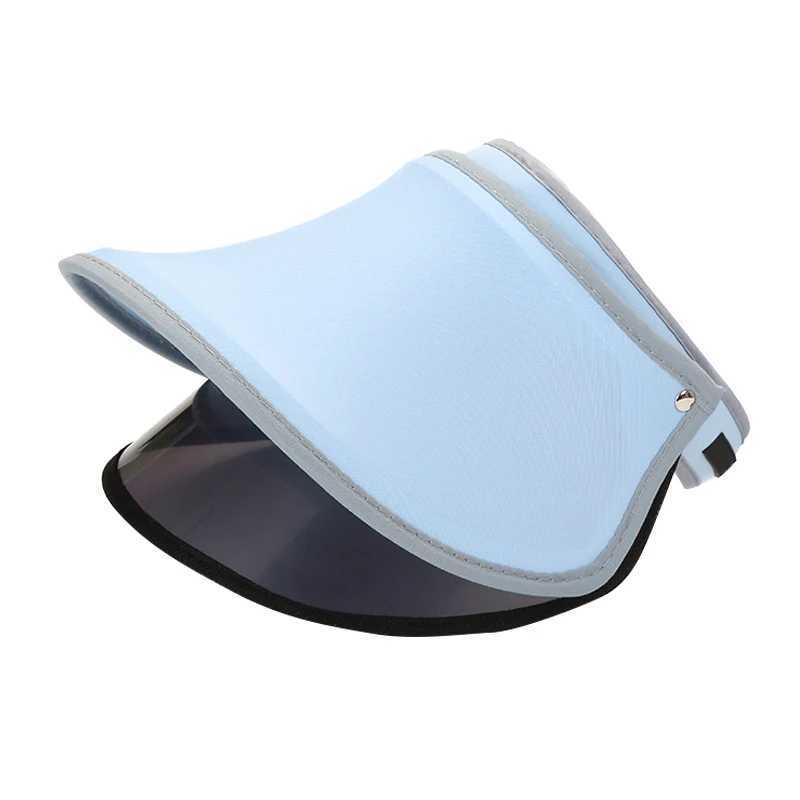 Sun Visor Hat Double layer Topless Sun UV Protective Wen Adjustable Hat Used for Outdoor Sports Beach Hat X250421
