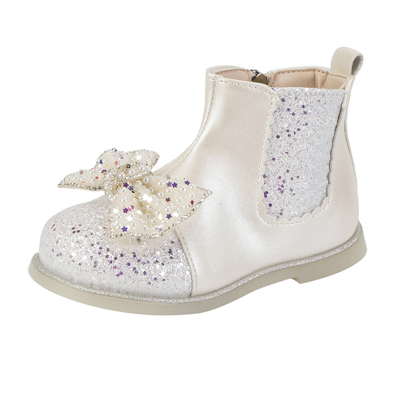 New designer shoes Girls Martin Boots Short Boots Stylish Double Cotton Shoes New Autumn Winter Fleece Lined Leather Boots Girls Boots