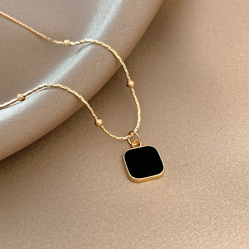 joker blockage design collarbone necklace moissanite chain designer necklace designer necklace for woman diamond chain luxury jewelry women mens neckl - view 3