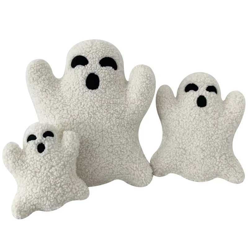 2024 Halloween Ghost Cute Ghost Shaped Plush s Soft Fluffy Throw Party Decorations Cushion C251121