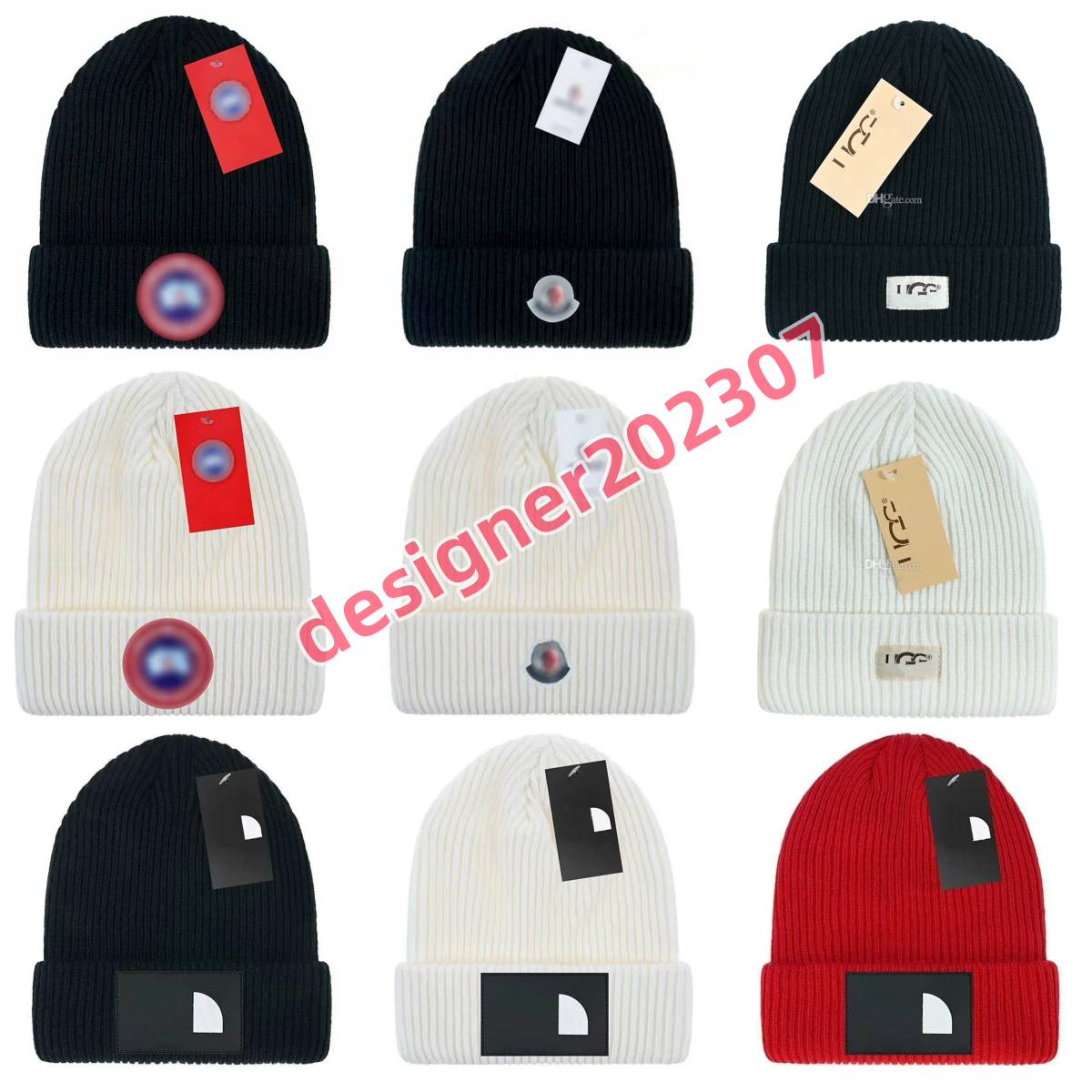 Designer beanie luxury beanie hat star design versatile beanie knitted hat high quality warm letter pure colour design hat gift hat dust bag Multiple colors very nice