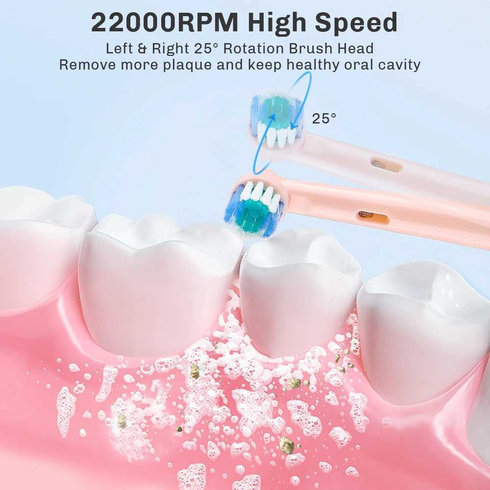 Children Electric Toothbrush Cartoon Kids With Replacement Head IPX7 Waterproof Rechargeable Sonic RotatingToothbrush Cute C251121