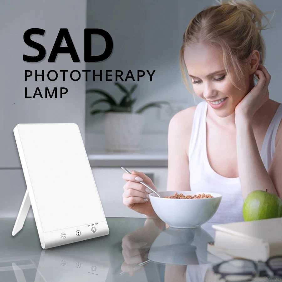 10000 Lux LED SAD Light Daylight Therapy Lamp 3200k Happy Mood Light Touch Dimmable for Winter Anti Depression LED NightLightsW251121 - view 3