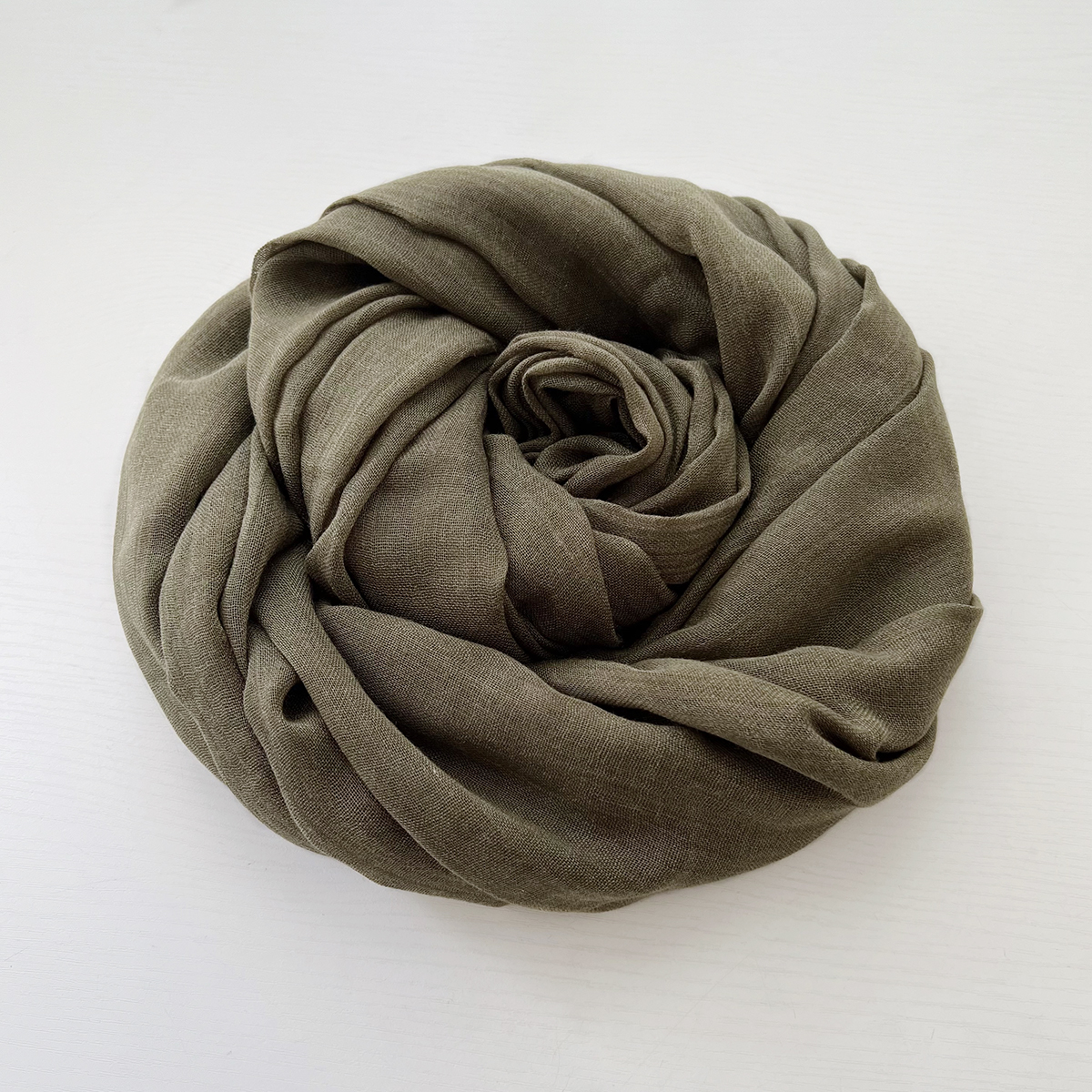 K461 Spring and summer pure color simple long silk scarf versatile scarf women's imitation silk gauze scarf