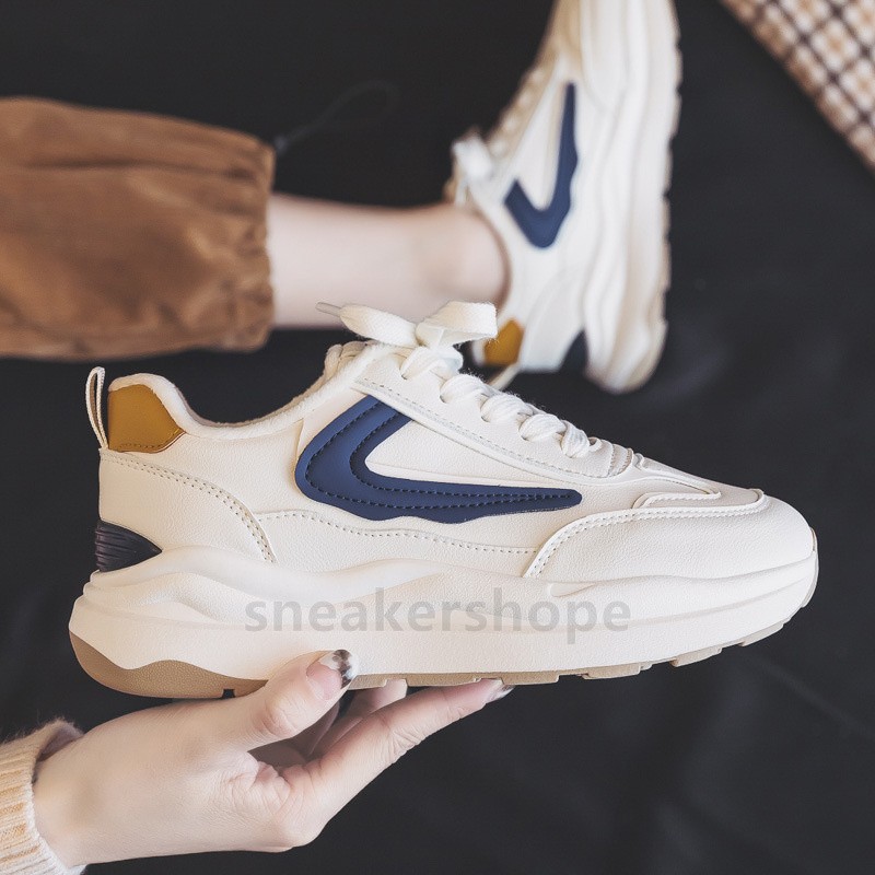 Free Shipping womens sneakers white Leather running shoes designer shoes men women fashion trainers Platform Durable comfort runner Training Outdoor S