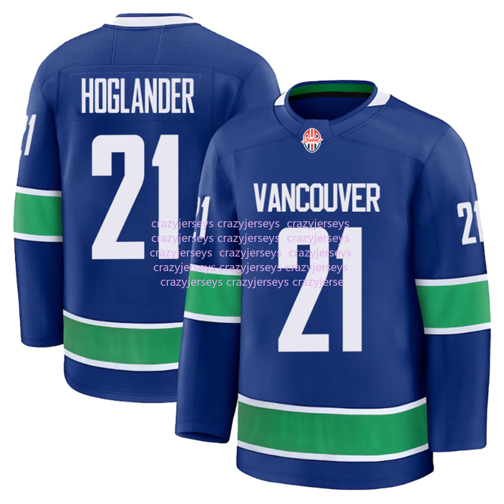 43 Quinn Hughes hockey jersey Canuck jersey 40 Elias Pettersson Evander Kane Brock Boeser Trevor Linden Jake DeBrusk Filip Hronek Conor Garland Pavel Bure jerseys