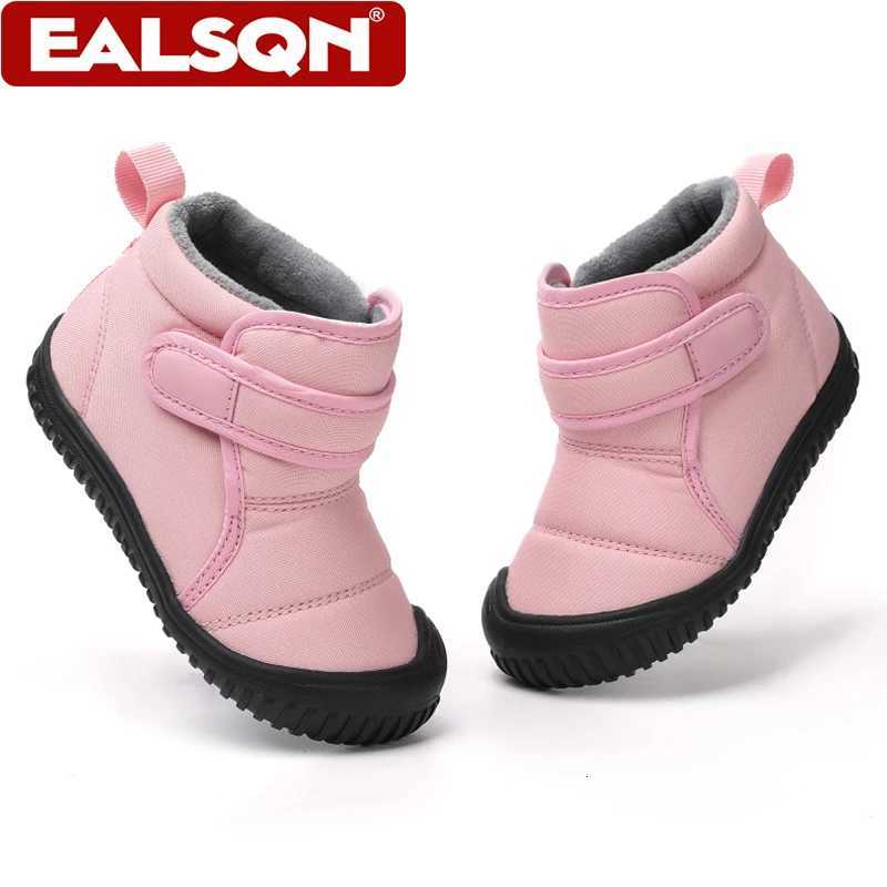Unisex Kids Winter Outdoor Waterproof Fashion Short Snow Boots Boys and Girls Warm Cotton Comfortable Walking ShoesW251121
