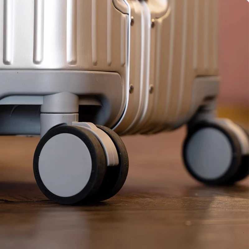 100 Aluminum Magnesium Alloy Suitcase 37 Large Capacity Luggage Metal Password Trolley Case 28/32/40 inch Aluminum Suitcase K251120