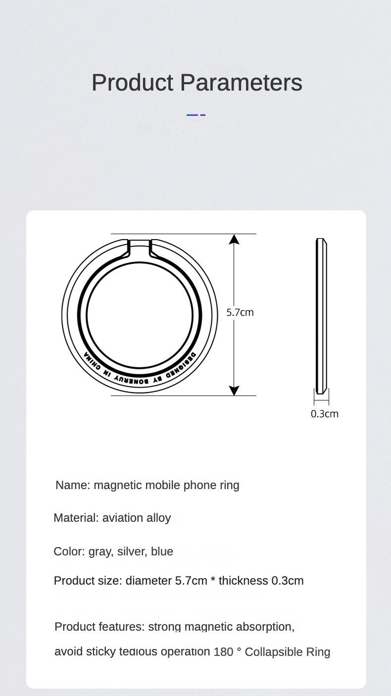 Suitable for mobile phone magnetic buckle, magnetic desktop lazy stand