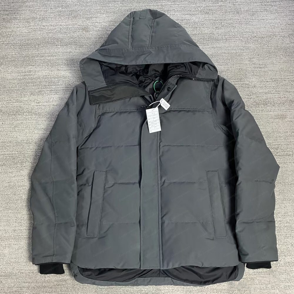 Mens down jackets designer puffer winter jacket for man women Macmi llan warm outdoor hooded parka homme outerwear windbreaker coats black grey