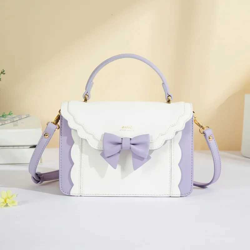 Square Bow Bolsos Mujer Lovely Lolita Bag Crossbody Sac Femme Shoder Bolsas Fresh Sweet Hand Bags for Wan Y251121