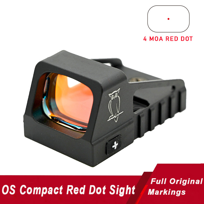 Tactical NOBLEX NV OS Compact Red Dot Sight 1x23 for G MOS 4 MOA Dot Reflex Sights Riflescope with Reticle Illumination Intensity Parallex Free at 25 Meters