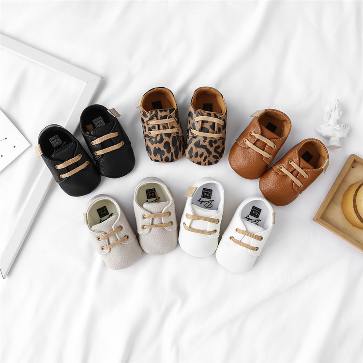 Infant Shoes Leather Boy Girl Shoes Multicolor Toddler Rubber Sole Anti-slip First Walkers Umshop Baby Newborn shoes 0-18 Months U0478