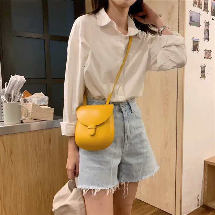 Small bag wens 2024 new trendy Korean versi Mori small bag messenger bag mini fi small versatile saddle bag mmy bag Y251121