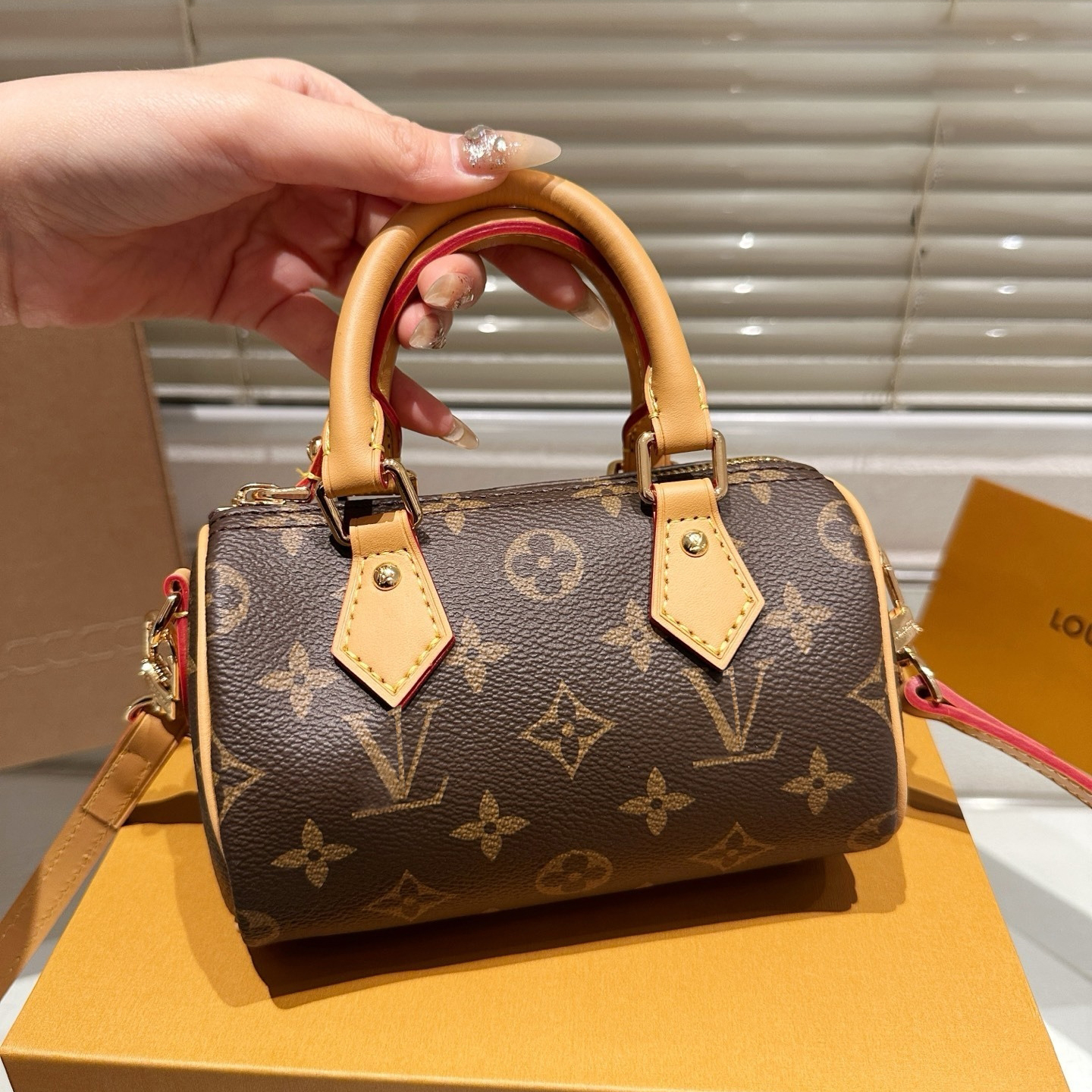 Designer Bag Classic Shoulder Bags nano Closure Coated speedyy Leather mini bag Crossbody Mini Shoulder Bag Handbag mini mediuem large 4 size bag.