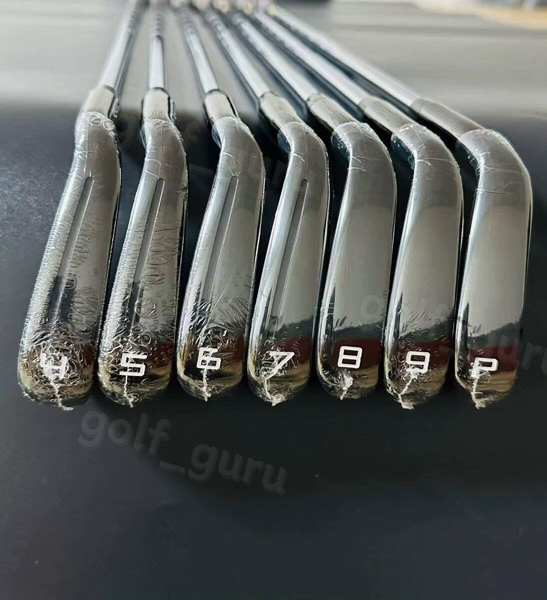 Golf Clubs black Irons 7904-9P-R/S Flex Steel Shaft with Head Cover The 4generations Latest version Brand New Iron ro 80b