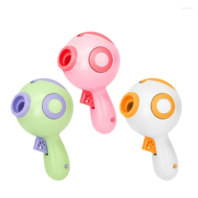 Update Pet Multifunctional Training Throwing Food Gun Cat Dog Laser Toys Creative Feeding Outdoor Boredom Relief Artifacts