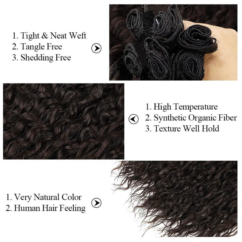 10-26 Inch Brazilian Virgin Hair Extensions Jerry Curl 100% Unprocessed Remy Human Hair 10A Hair Bundles for Black Women Natural Color