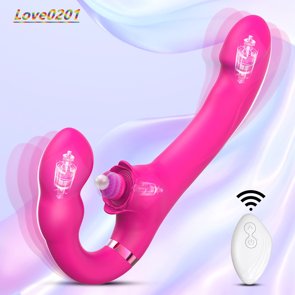 Dual Shock Silicone Clap Stick with Rechargeable Dildo Vibrator Adult Products Magnetic Female Masturbation Tool