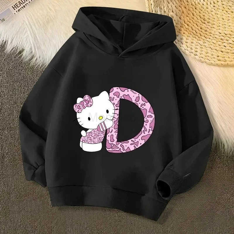 Sanrio Warm Childrens Hoodies for Autumn and Winter Casual Tops for Girls and Boys 2025 New Style Comfortable and Soft Hoodies H251121