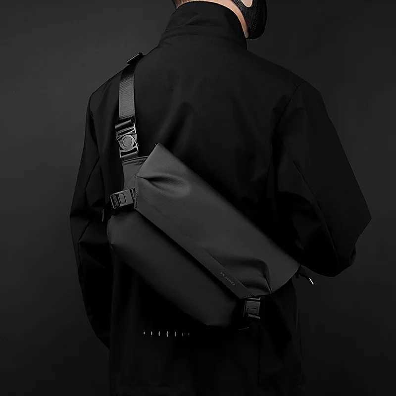 Fashion WEPOWER Waterproof Mtifunctial Crossbody Bag Large Capacity Nyl Messenger Bag Traveling Cmuting Sling Bag for Men Y251121