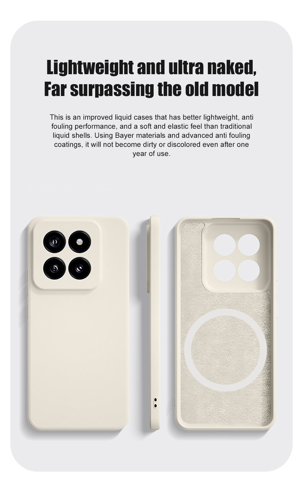 Magnetic Liquid Silicone For Magsafe Phone Case For Xiaomi Mi 14 13T 13 12 12T Ultra For POCO X6 X3 F5 Pro F3 X4 GT M5 M4 Cover