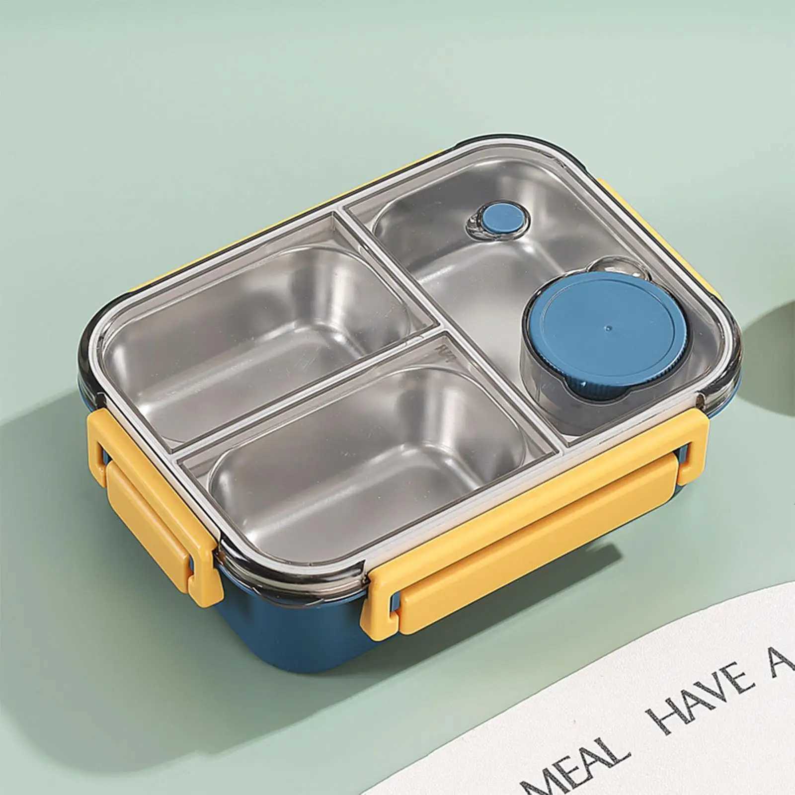Portable Lunch Containers Large Capacity Lunch Box Stainless Steel Lunch Box Salad Box Lunch Container Food Storage ContainerM251121