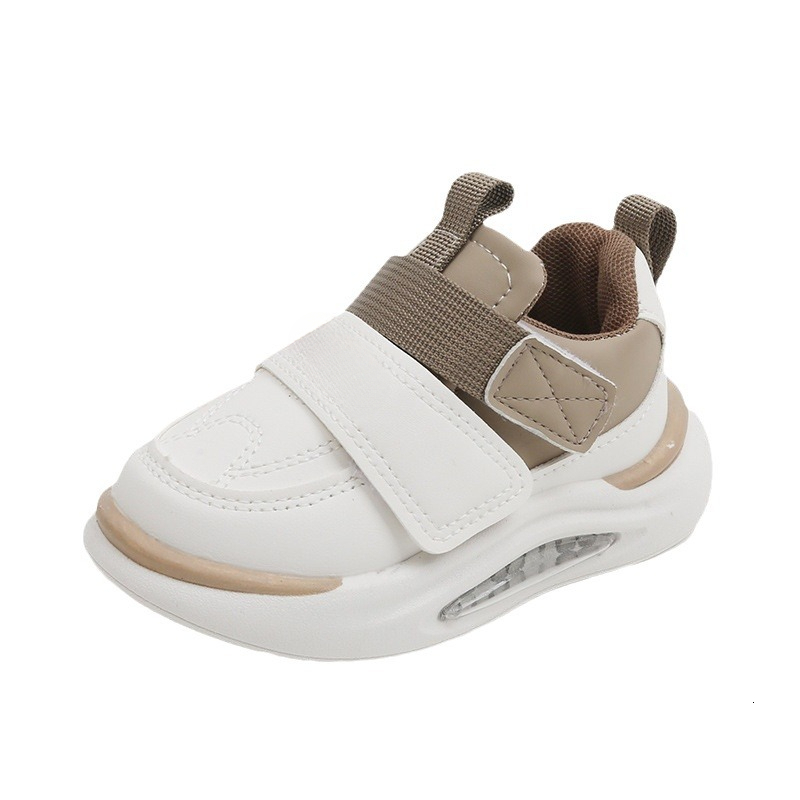 Hot selling designer sports shoes with leather surface, spring and autumn new styles for boys and girls, children's shoes, boys' non slip ca