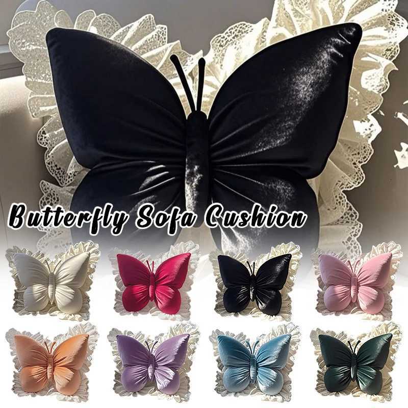 Princess Butterfly Office Lace Decorative Living Room Bow Bedroom Car Sofa Cushion New Home Decoration C251121