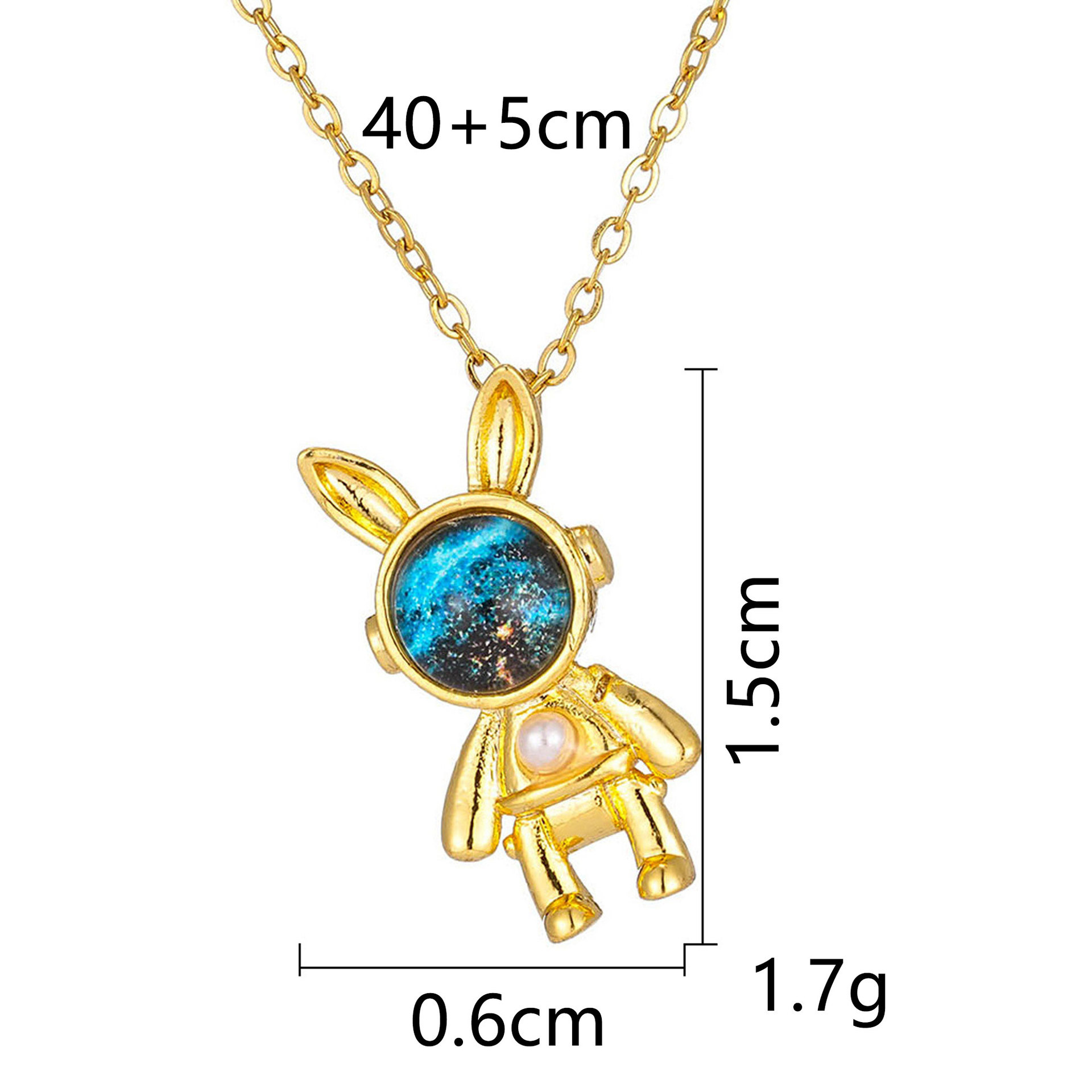 Planet Womens Necklace Versatile High-end Starry Sky 18k Gold Collarbone Chain ins designer necklace for jewelry woman necklace designer for women Y2K - view 8