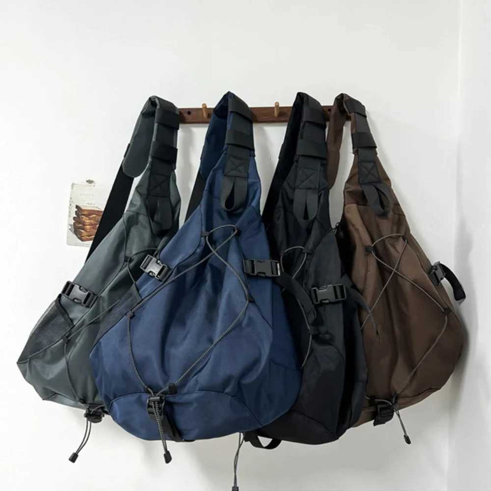 Fashion New Waterproof Nyl Crossbody Bag for Men Wen Large Capacity Travel Storage Shoder Bag Outdoor Sports Unisex Ch Packs Y251121