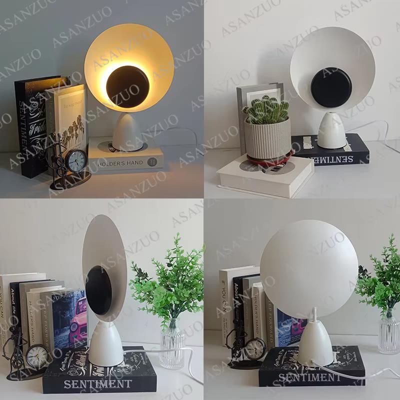 Elegant Nordic Style LED Bedside Table Lamp Perfect Accent Lighting for Living Rooms, Bedrooms, and Desks