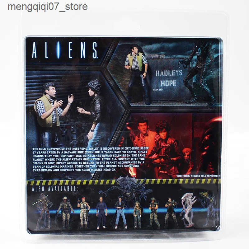 Alien vs Predator Carter J Burke Alien Warrior Action Character Model Toy Set 2 Cool Doll Birthday Gifts Q250421